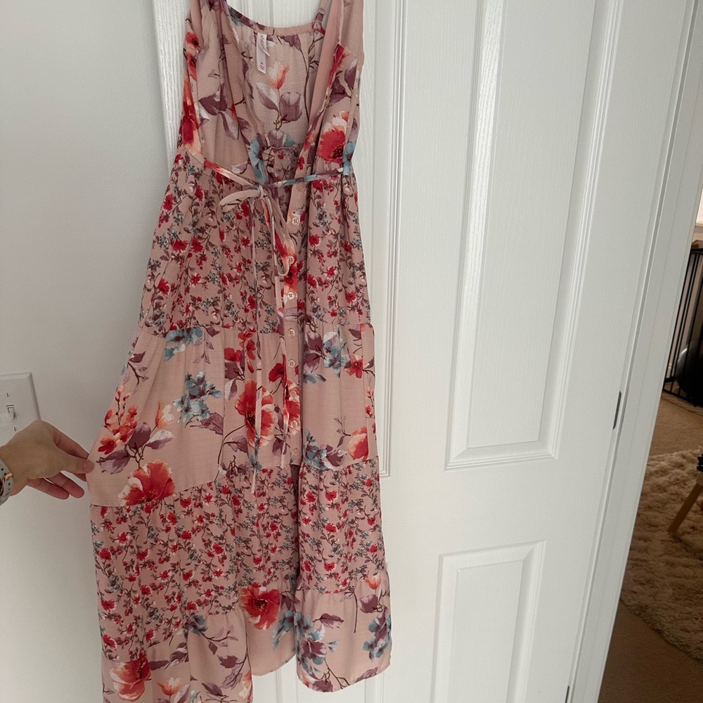 Exhilaration Tie Wrap Sun Dress